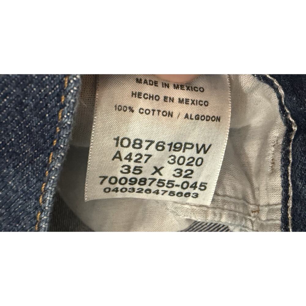(3) Rustler Men's Regular Fit Jeans, Size 35 X 32 1087619PW EUC Lot - Picture 7 of 9